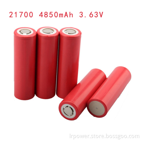 4850mAh 3.7V 21700 Lithium Battery (Li-ion)